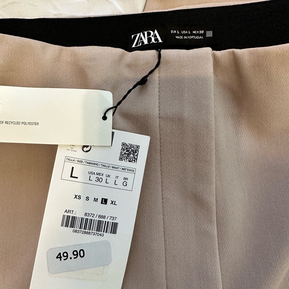 Zara High Waist pants, flared legs. - Picture 4 of 4